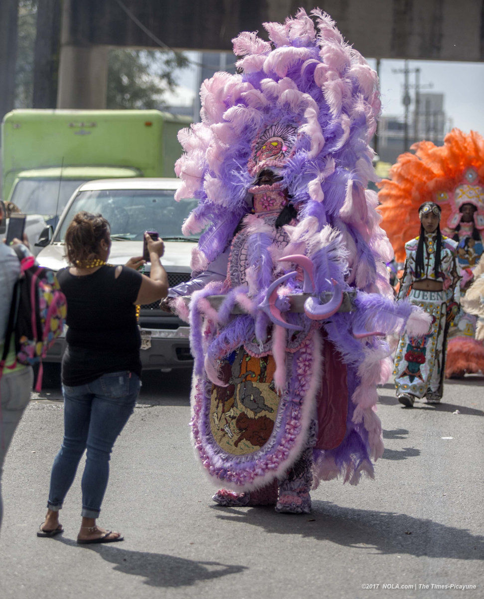 Mardi Gras Indians hit the streets In New Orleans